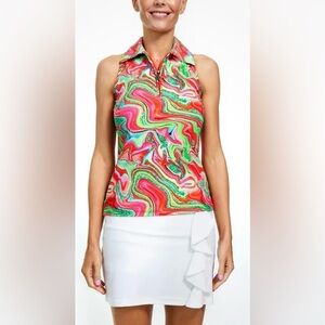 Tzu Tzu Sport Dazzle Allie golf shirt